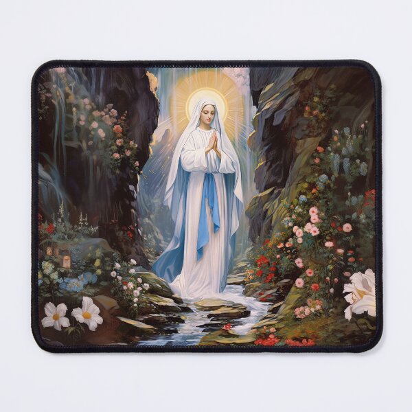 Item preview, Our Lady of Lourdes designed and sold by SanctifiedSouls.