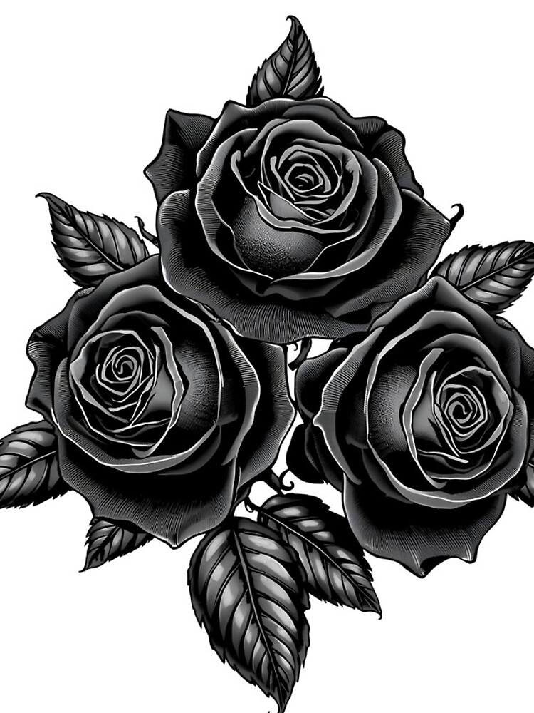 Thumbnail 4 of 4, iPhone Case, Midnight Roses designed and sold by RogueDusk.