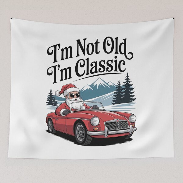 Item preview, I'm Not Old I am Classic Funny Christmas Santa Xmas Retro designed and sold by KristenosNehk.