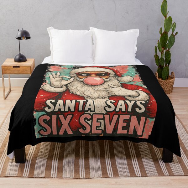 Item preview, Holiday Retro Says Claus Six Santa Happy Seven Santa Bruh designed and sold by ChadnoSmith.