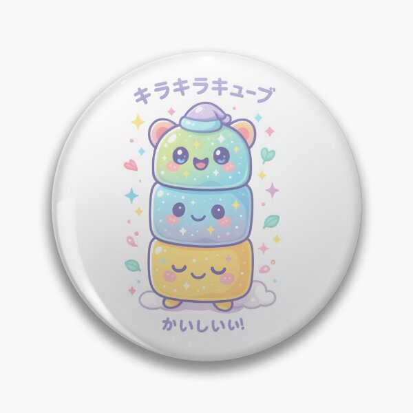 Item preview, Rainbow Jelly Cube Friends • Cute Kawaii Pastel Jelly Stack • Adorable Anime Chibi Dessert Characters designed and sold by Snackwear Apparel.