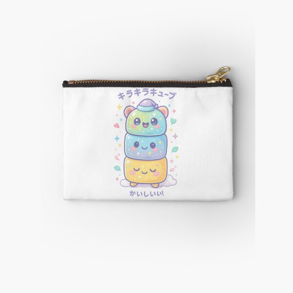 Item preview, Rainbow Jelly Cube Friends • Cute Kawaii Pastel Jelly Stack • Adorable Anime Chibi Dessert Characters designed and sold by Snackwear Apparel.