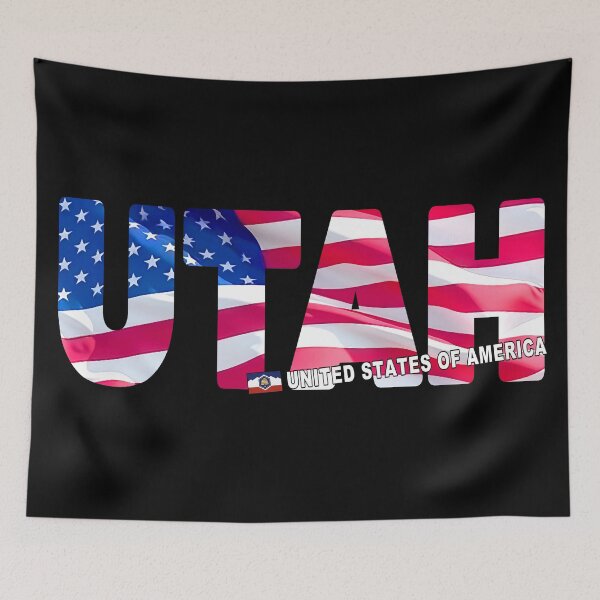 Item preview, UTAH United States of America - Sticker Tee Shirt designed and sold by Adam Gormley.