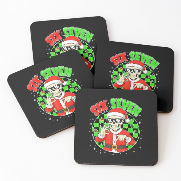 Item preview, Funny Six Seven 6 7 Gen Z Alpha Meme Bruh Christmas Skeleton designed and sold by MOHITSALVI.
