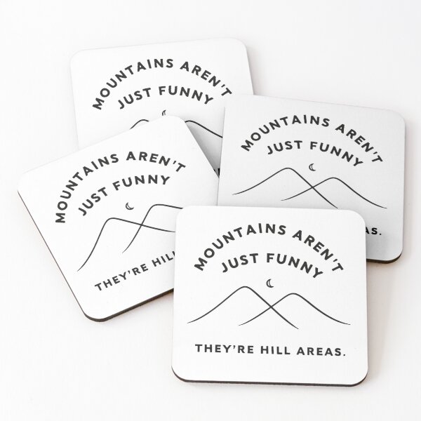 Item preview, Mountains Aren’t Just Funny They’re Hill Areas – Hiking Humor designed and sold by HumansStuck12.