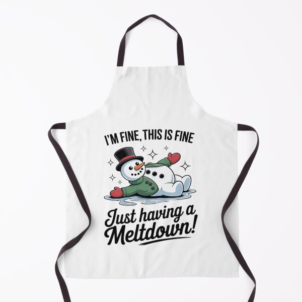 Item preview, Comfort Colors Its Fine Snowman Meltdown designed and sold by HaileyRobel.