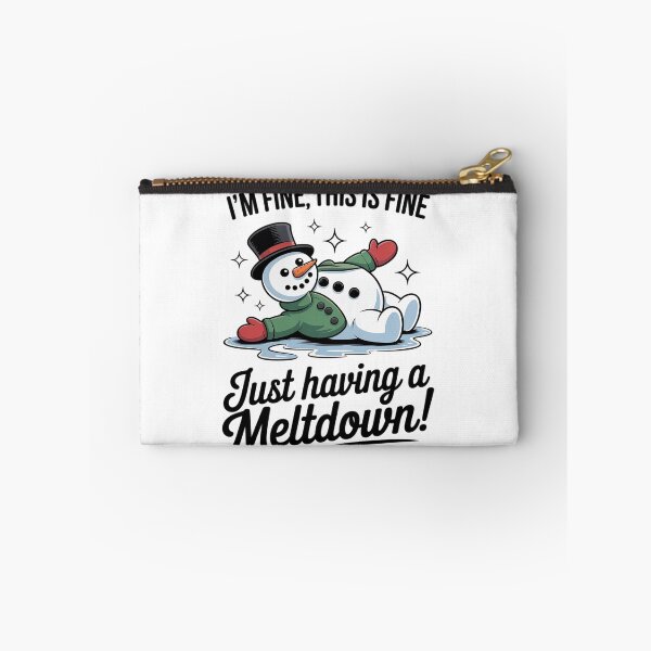 Item preview, Comfort Colors Its Fine Snowman Meltdown designed and sold by HaileyRobel.