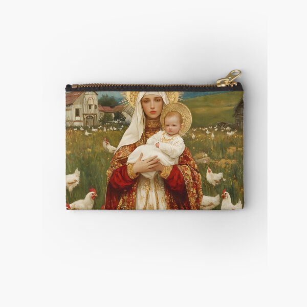 Item preview, Our Lady of the Hens: Protector of the Humble Flock designed and sold by SanctifiedSouls.