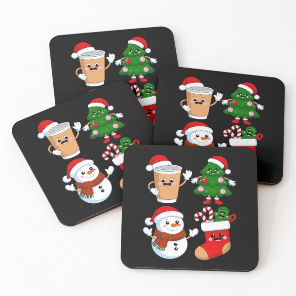 Item preview, ChristmasHoliday Coffee Tree Snowman Fun designed and sold by AmparoBoyle.