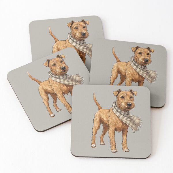 Item preview, Irish Terrier with a scarf designed and sold by liana campbell.