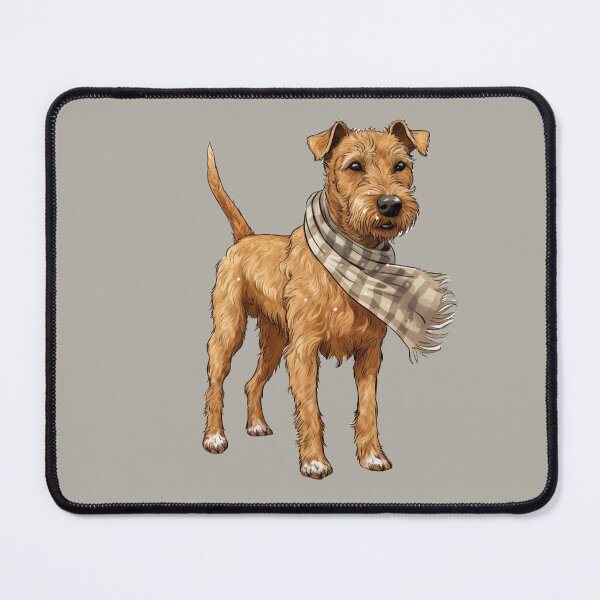 Item preview, Irish Terrier with a scarf designed and sold by liana campbell.