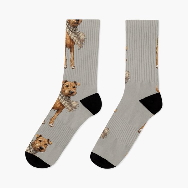 Item preview, Irish Terrier with a scarf designed and sold by liana campbell.