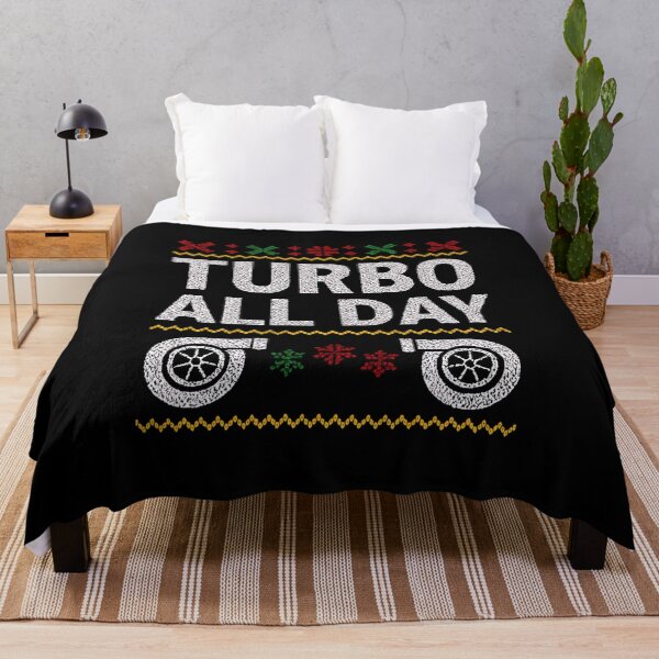 Item preview, Turbo All Day – Funny Turbocharger Christmas Sweater Car Lovers designed and sold by CarantinedChaos.
