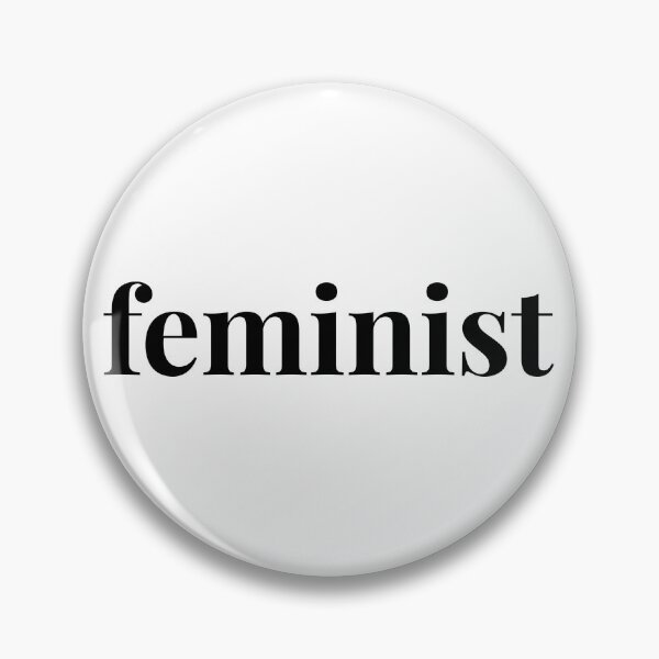 Item preview, Feminist Serif Sticker – Minimalist Typography designed and sold by jocelyndiebolt.