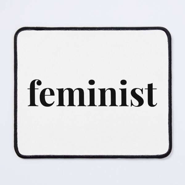 Item preview, Feminist Serif Sticker – Minimalist Typography designed and sold by jocelyndiebolt.