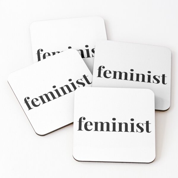 Item preview, Feminist Serif Sticker – Minimalist Typography designed and sold by jocelyndiebolt.