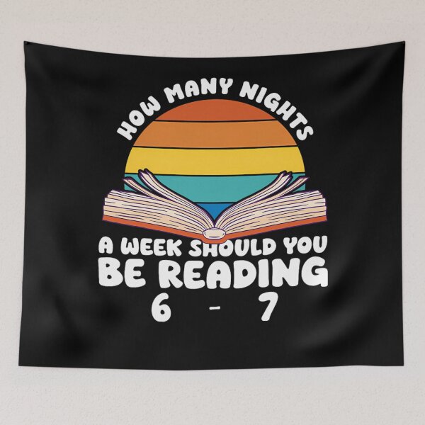 Item preview, Quote Seven Nights Humor Funny Teacher Book Many Reading Six A How Week designed and sold by PEDDAKAPRADEEP.