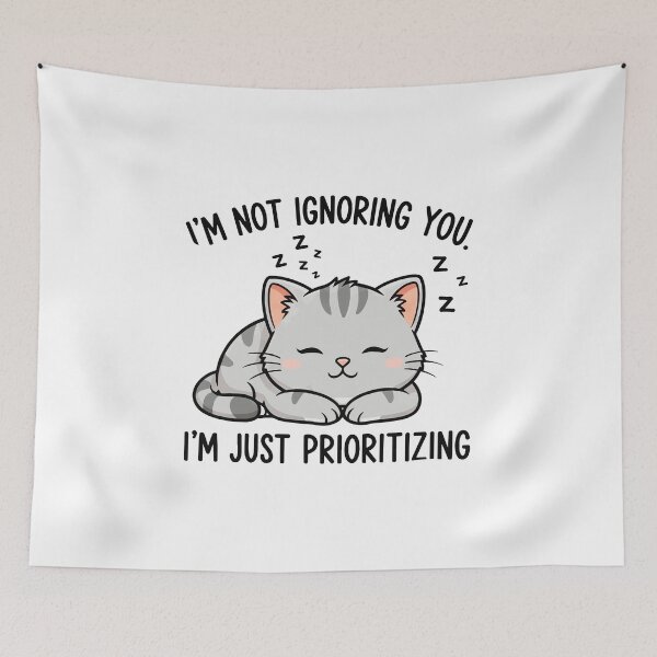 Item preview, Prioritizing Cat Nap designed and sold by Red Arts.