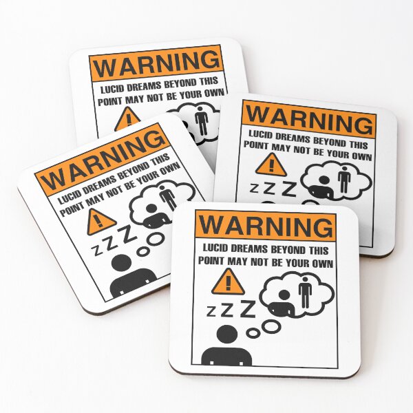 Item preview, WARNING: LUCID DREAMS BEYOND THIS POINT MAY NOT BE YOUR OWN designed and sold by Geodeezick.