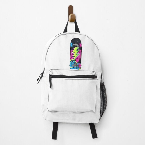 Item preview, Neon Skateboard Deck Sticker | Retro 80s Streetwear | Bold Skate Art designed and sold by EverMuse_0_0.