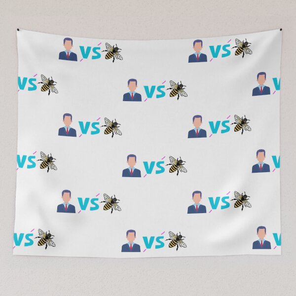 Item preview, Man Vs Bee designed and sold by jamar-rishahan.