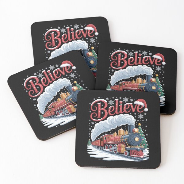 Item preview, Christmas Train Christmas Believe Polar Express Xmas Santa designed and sold by DrewLeuschke.