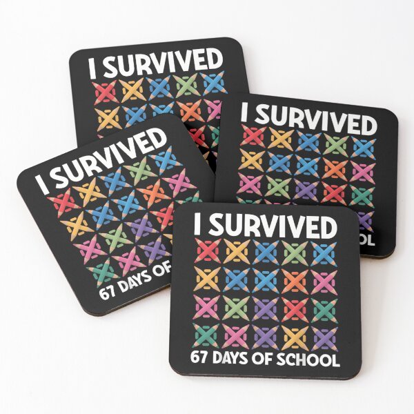 Item preview, Days Survived Classic School Meme 67 Funny I Student of 67 Teacher designed and sold by SteveSaccoro.