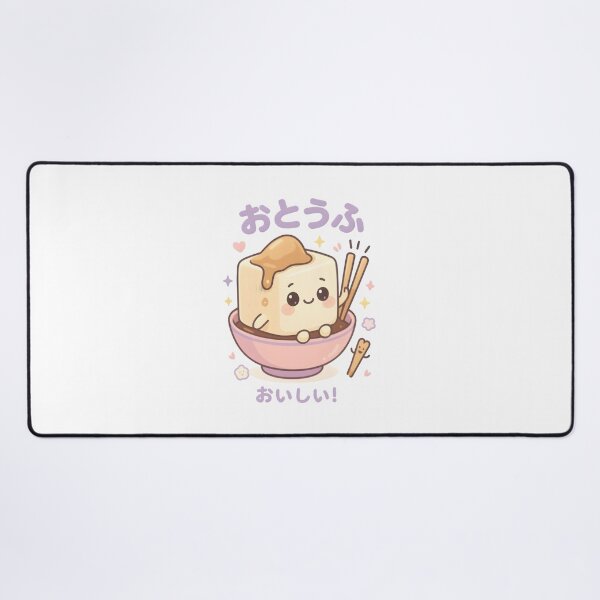 Item preview, Pastel Kawaii Tofu Block – Cute Chibi Food Illustration, Adorable Anime Tofu Design designed and sold by Snackwear Apparel.