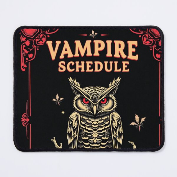 Item preview, Vampire Schedule Nocturnal Edition | Gothic Night Owl Humor Planner Gift designed and sold by Antik by Schulz.