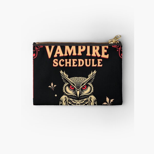 Item preview, Vampire Schedule Nocturnal Edition | Gothic Night Owl Humor Planner Gift designed and sold by Antik by Schulz.