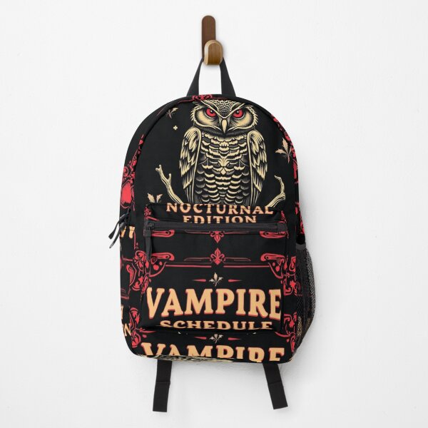 Item preview, Vampire Schedule Nocturnal Edition | Gothic Night Owl Humor Planner Gift designed and sold by Antik by Schulz.