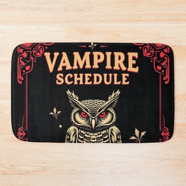 Item preview, Vampire Schedule Nocturnal Edition | Gothic Night Owl Humor Planner Gift designed and sold by Antik by Schulz.