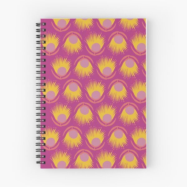Item preview, Yellow flowers over pink pattern designed and sold by Adriana Bracho.