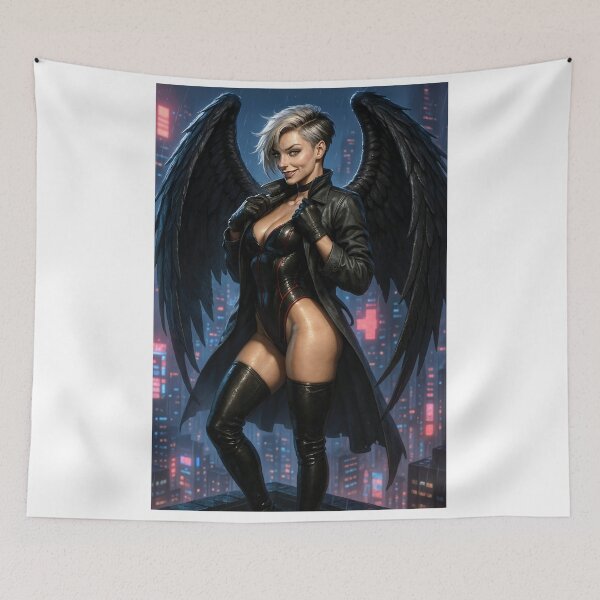 Item preview, Cyberpunk dark angel designed and sold by CathryneDelamort.