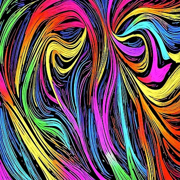 Artwork thumbnail, Curving Line Abstract by ViaARTfactory