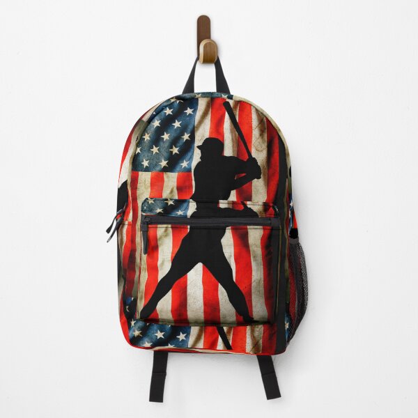 Item preview, American Baseball player and USA flag designed and sold by erozzz.