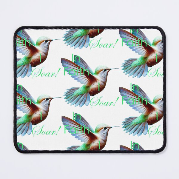 Item preview, In Faith I Soar - Hummingbird design - Christian Themed designed and sold by ABG Inspirational Art.