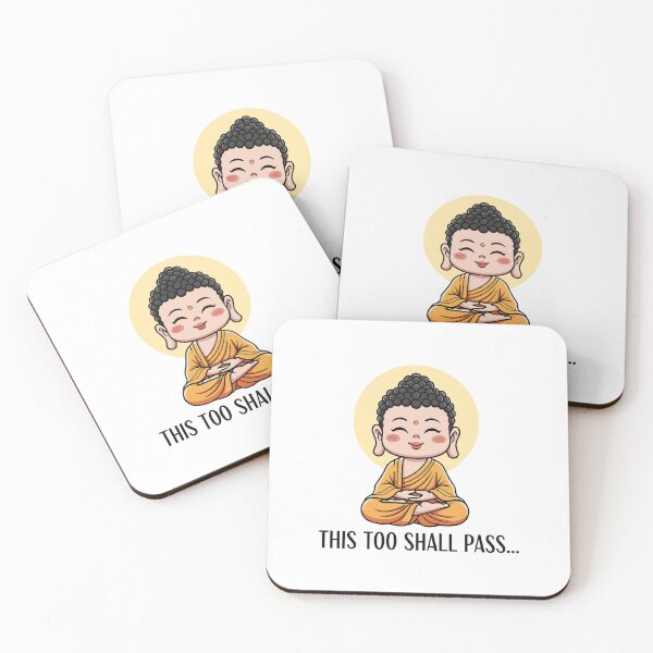Item preview, This Too Shall Pass Buddha designed and sold by Red Arts.