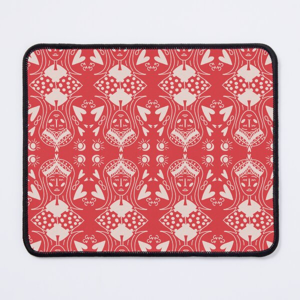 Item preview, Queen red pattern designed and sold by Adriana Bracho.