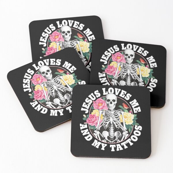 Item preview, Jesus Loves Me And My Tattoos designed and sold by DianaEsther1.