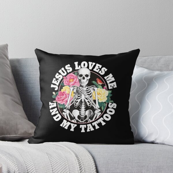 Item preview, Jesus Loves Me And My Tattoos designed and sold by DianaEsther1.