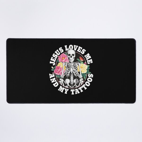 Item preview, Jesus Loves Me And My Tattoos designed and sold by DianaEsther1.