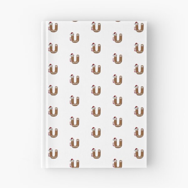 Item preview, Santa Gingerbread Letter U Christmas Cookie Alphabet Design designed and sold by Pandastore14.