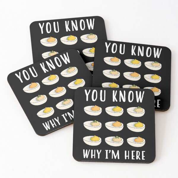 Item preview, Lovers I'm Why You Know Dinner Thanksgiving Deviled Gift Humor Deviled Fans Egg Egg Funny Retro For Holiday Here And designed and sold by PAMELANUNZIO.