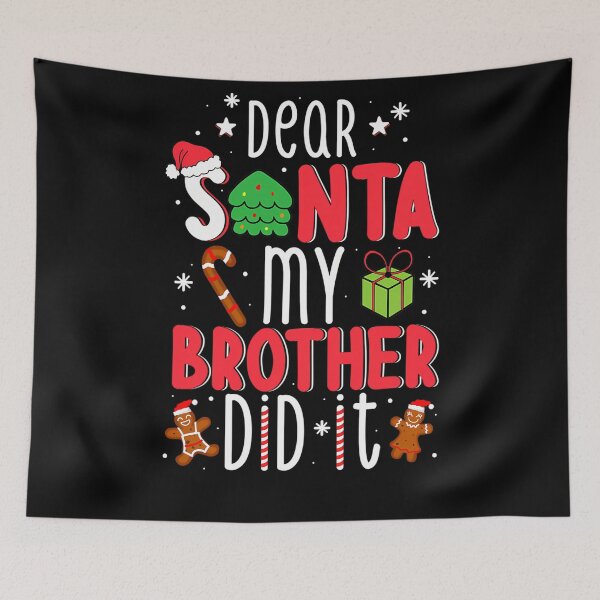 Item preview, Vintage Dear Brother Santa Retro Christmas It Did Funny My Holiday designed and sold by MediarMedic.