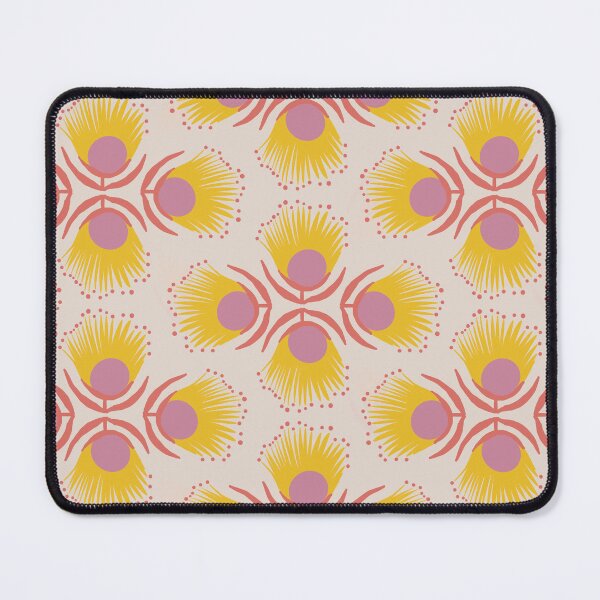 Item preview, Yellow flower fest pattern designed and sold by Adriana Bracho.