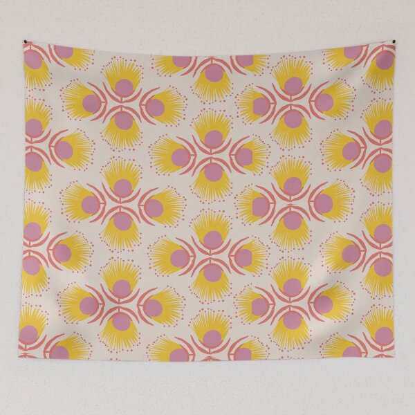 Item preview, Yellow flower fest pattern designed and sold by Adriana Bracho.