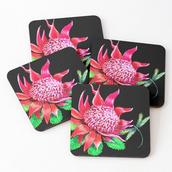 Item preview, Dragonfly and Waratah designed and sold by Linda Callaghan.