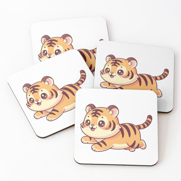 Item preview, Tiger Running Illustration designed and sold by Mohsin0.