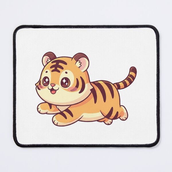 Item preview, Tiger Running Illustration designed and sold by Mohsin0.